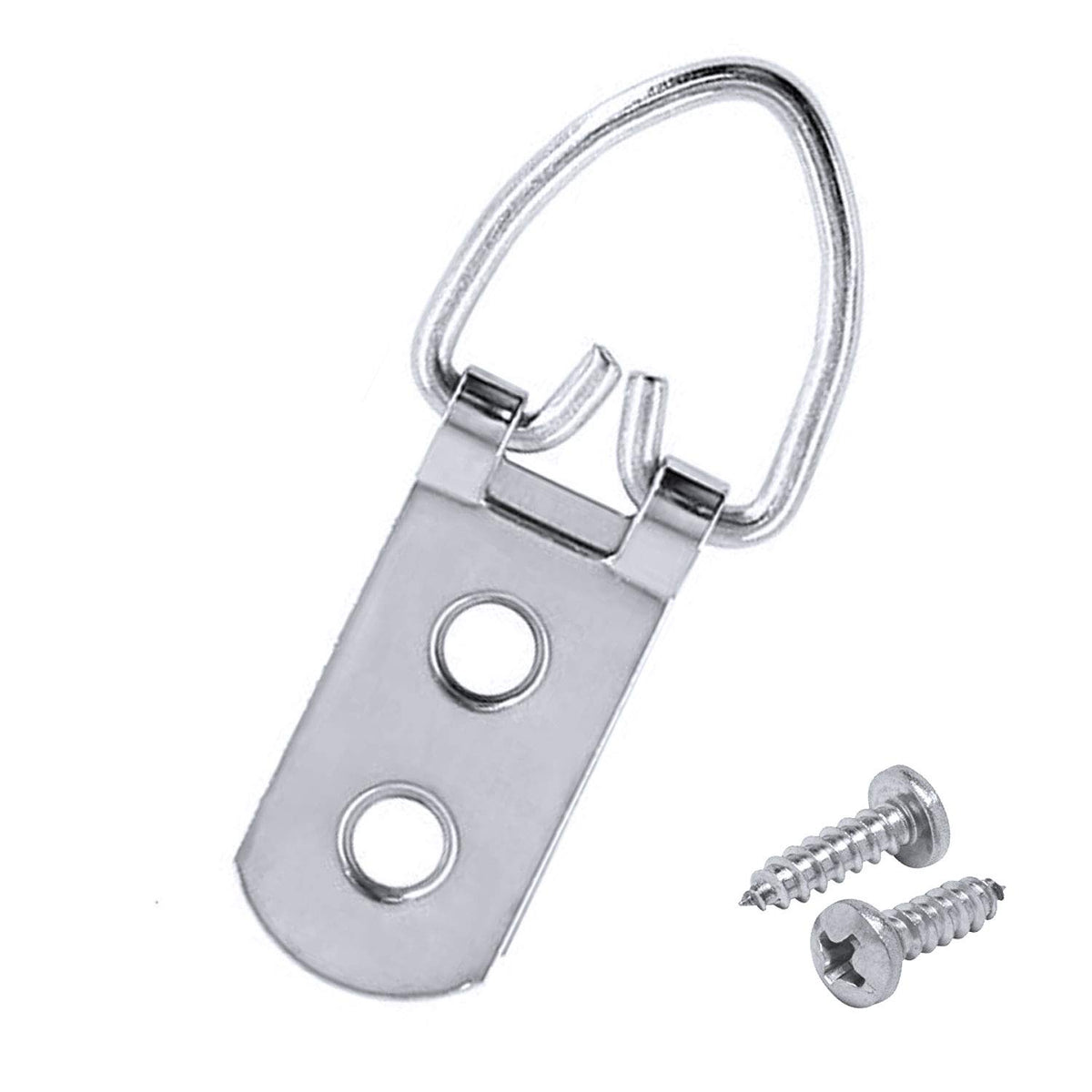 Framer Supply Medium 2 Hole Steel DRing Picture Hangers & 6 1/2" Pan