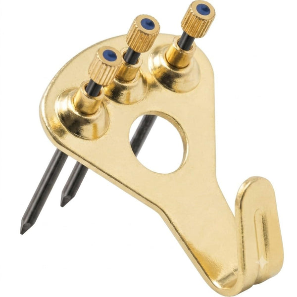 Framer Supply Brass Plated Hanger, 100LB Capacity, 100 Bulk Pack