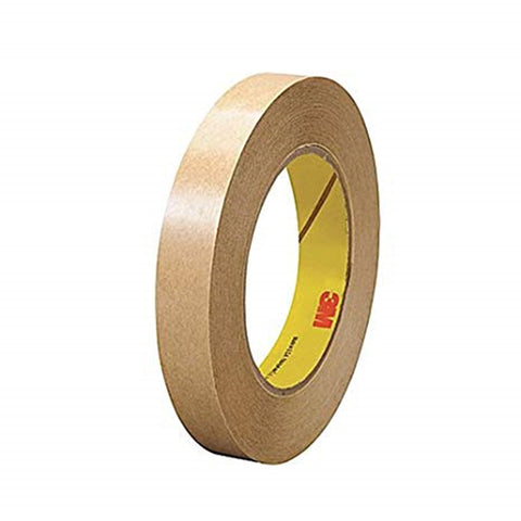 3M 465 Handheld ATG Transfer Tape – 3/8" x 60 Yards, Reverse Wound, Acid-Free, 2 Mil Thick, 3" Core, Easy Liner Removal, Double-Sided Adhesive Alternative