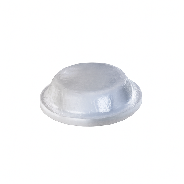 Framer Supply Decor Bump-Its – 1/2” Clear Round Self-Stick Silicone Rubber Bumpers, Wall Protectors & Furniture Pads, 1,000/Case