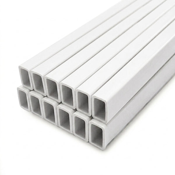 Framer Supply Archival Glass & Art Spacers -  White 3/8", 60 Ft Hollow  Bundle (12 x 5' Sticks), pH Neutral Peel-and-Stick Frame Spacer, for Archival Framing, Wall Mount Frames & Artwork Protection