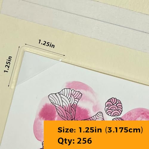 Lineco Acid-Free Archival Mounting Corners Photo Corners Self Adhesive, Polypropylene Corner