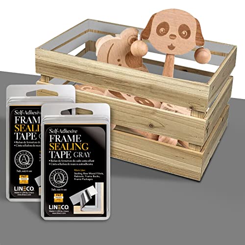 Lineco, Frame Sealing Tape, for Frame Sealing, DIY, Crafts, Seals Frame Backing for Sturdy Design and Debris Prevention