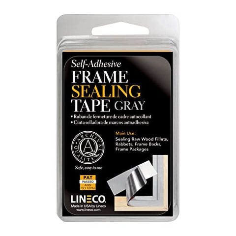 Lineco, Frame Sealing Tape, for Frame Sealing, DIY, Crafts, Seals Frame Backing for Sturdy Design and Debris Prevention