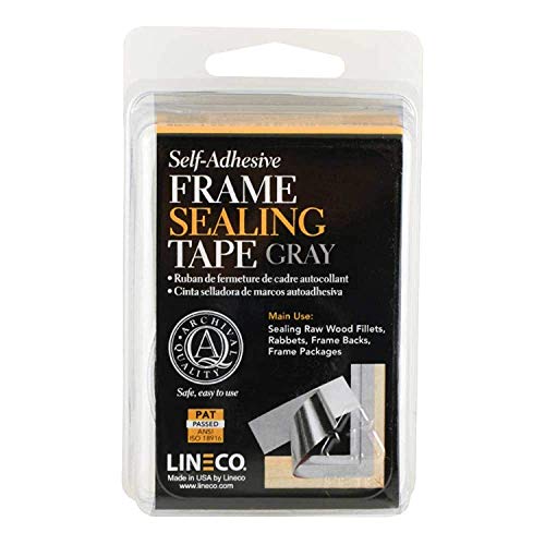 Lineco, Frame Sealing Tape, for Frame Sealing, DIY, Crafts, Seals Frame Backing for Sturdy Design and Debris Prevention