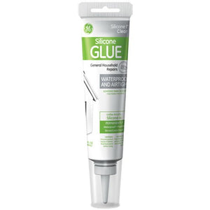 GE GE361A Silicone Household Sealant/Glue, Clear, 2.8 oz Tube