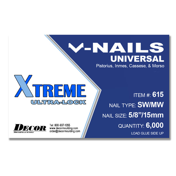 Framer Supply V-Nails Universal for Picture Framing, Softwood, Pack of 6000