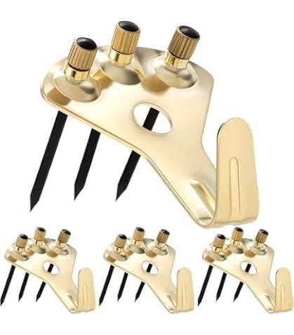 Framer Supply Brass Plated Hanger, 100LB Capacity, 100 Bulk Pack