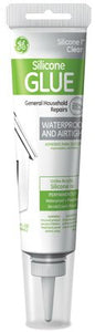 GE GE361A Silicone Household Sealant/Glue, Clear, 2.8 oz Tube