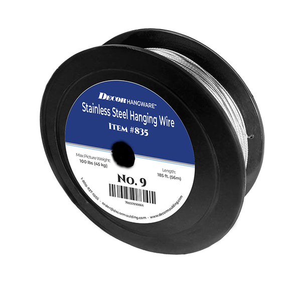 Framer Supply Uncoated Stainless Steel Filament Picture Wire