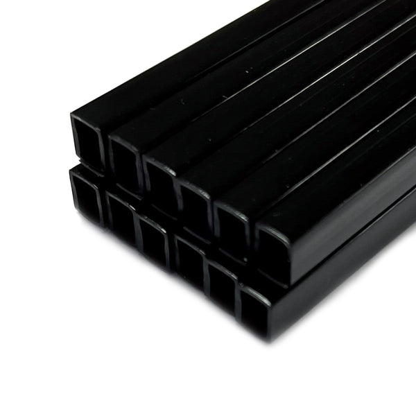 Framer Supply Archival Glass & Art Spacer – Black 1/4", 60 Ft Hollow Bundle (12 x 5' Sticks), pH Neutral Peel-and-Stick Frame Spacer for Archival Framing & Artwork Protection