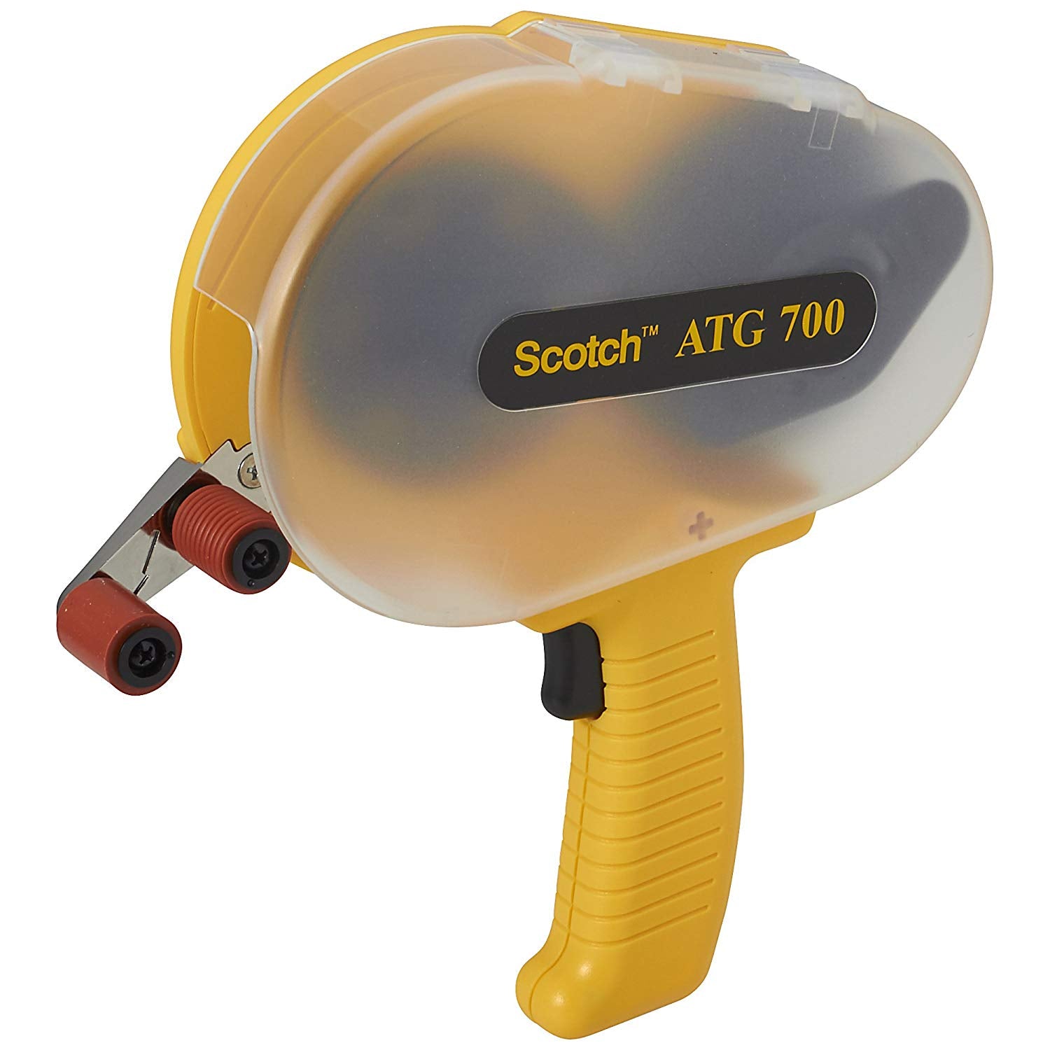 3M Scotch ATG 700 Adhesive Applicator, 1/2 in and 3/4 in Wide Rolls, Yellow