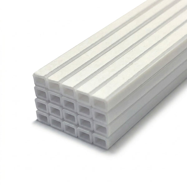 Framer Supply Archival Glass & Art Spacers - White 1/8", 100 Ft Hollow Bundle (20 x 5' Sticks), pH Neutral Peel-and-Stick Frame Spacer for Archival Framing & Artwork Protection