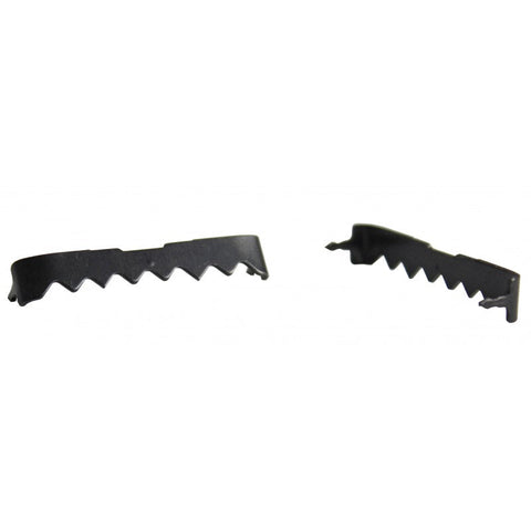 Framer Supply Nailless Sawtooth Picture Hanger – Black Finish, 2” Long x 5/16” Wide, 100 Pack
