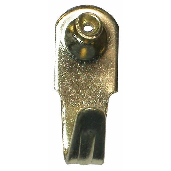 Framer Supply Brass Plated Picture Hangers, 20LB Capacity, Bulk Pack