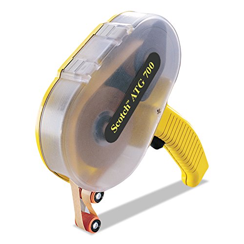 3M Scotch ATG 700 Adhesive Applicator, 1/2 in and 3/4 in Wide Rolls, Yellow