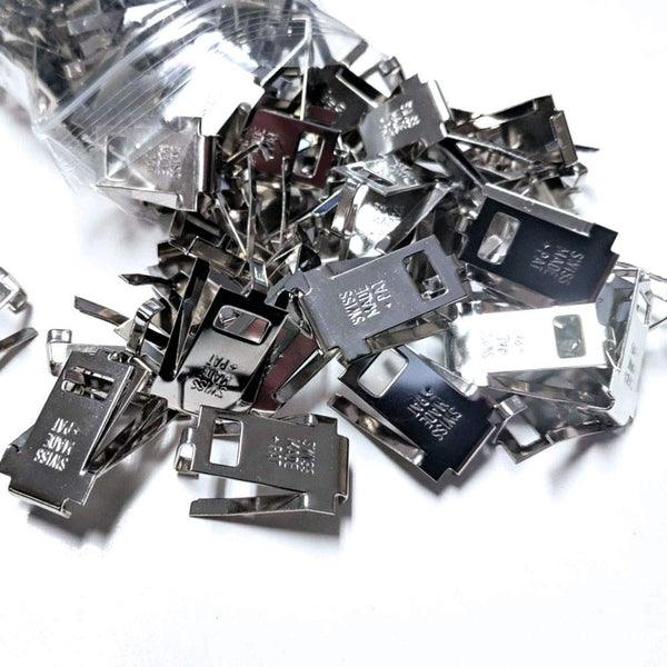 BC Imports Swiss Clips Metal Frame Clips for Medium Sized Pictures, 25 Sets of 4 Clips (Bulk 100 Pack)
