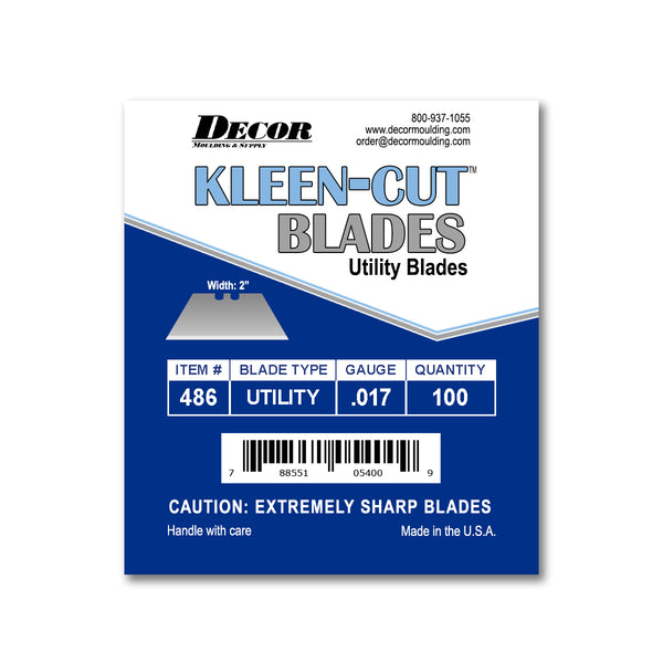 Framer Supply Supply 2-Pointed Razor-Type Blades – 100 Pack, Stanley #1991 Compatible, Craft Cutting, Precision & Straight Cuts