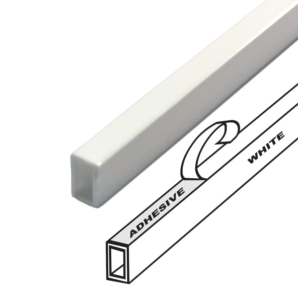 Framer Supply Archival Glass & Art Spacer â€“ White 3/8", 60 Ft Hollow  Bundle (12 x 5' Sticks), pH Neutral Peel-and-Stick Frame Spacer, for Archival Framing, Wall Mount Frames & Artwork Protection