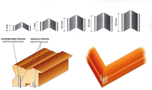 Alfamacchine AMP Genuine Power Twist V-Nail Joint Fasteners