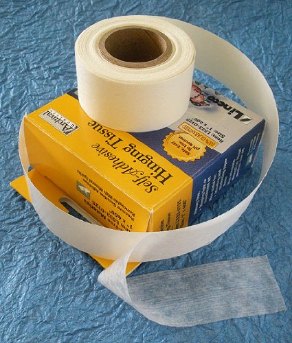 Lineco Self-Adhesive Mounting/Hinging Tissue 1 inch by 35 feet Dispenser Box