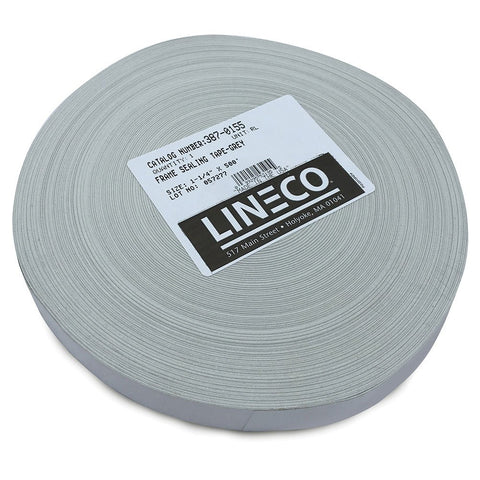 Lineco Self-Adhesive Frame Sealing Tape, 1.25 inch X 500 Foot Roll, Blue/Gray (387-0155)