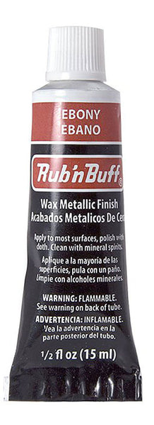 Tube of Ebony Metallic Wax Finish