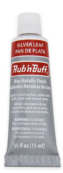 Tube of Silver Leaf Metallic Wax Finish