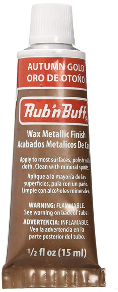 Tube of Autumn Gold Metallic Wax Finish